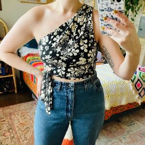 Free People Carmen Printed Top